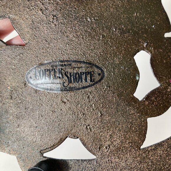 Vintage Himark Copper Shoppe Copper Fruit Trivet Wall Hanger Copper 7" Cast Iron - Picture 3 of 4